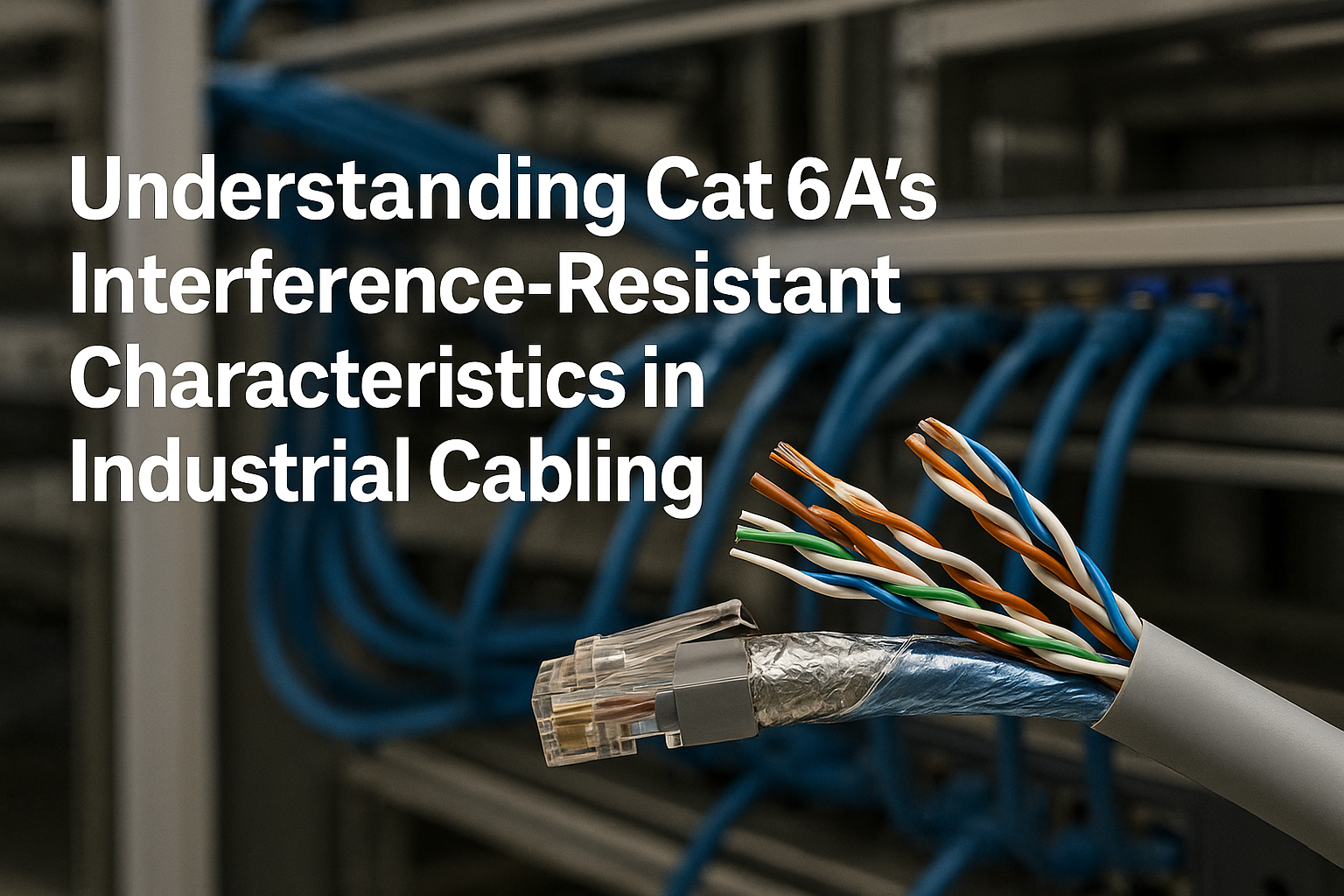 Cat 6A’s Interference-Resistant Characteristics in Industrial Cabling