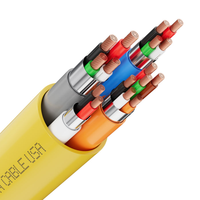 Access Control Composite Cable,Stranded Copper,OSDP & Wiegand Compatible,Noise Sensitive