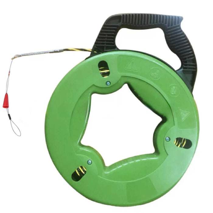 Fish Tape Steel Cable Wire Puller 100 ft, Flexible Twisted Fishing Wire