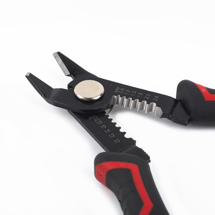 Wire Stripper and Cutters, 10-20AWG Wire Stripper Tool Flush Plier, 6inch