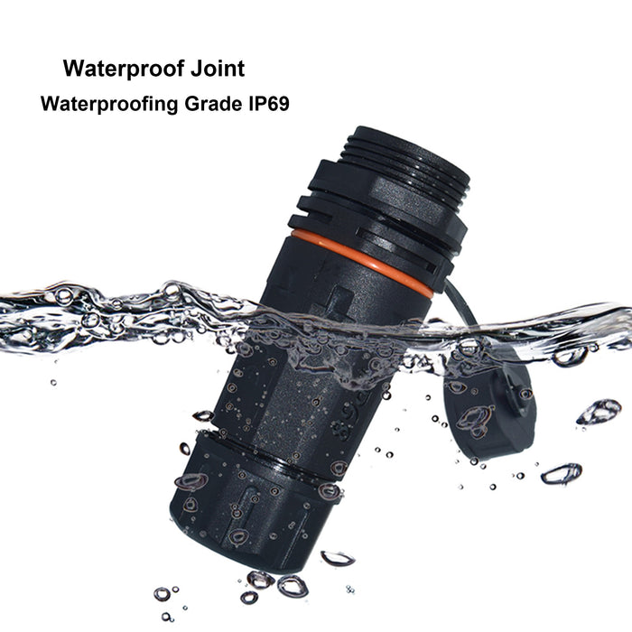 Waterproof RJ45 Coupler IP68 Shielded Female/Female for CAT6 CAT5 2-Pack