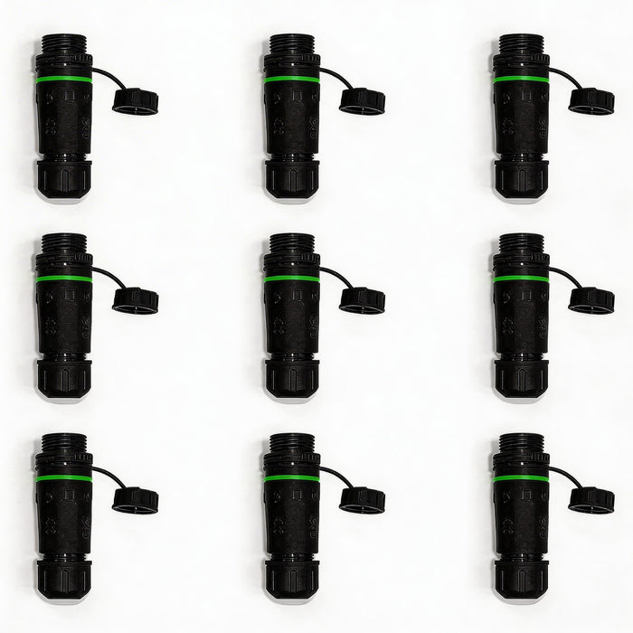 Waterproof RJ45 Coupler IP68 Female to Female CAT6/CAT5 8P8C for PoE Extender Adapter