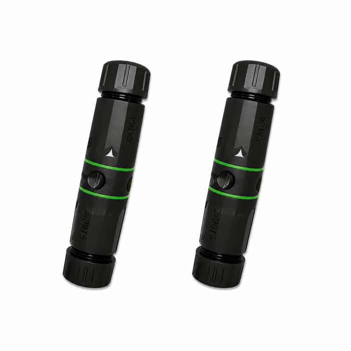 Waterproof RJ45 Coupler IP68 Female to Female CAT6/CAT5 8P8C for PoE Extender Adapter