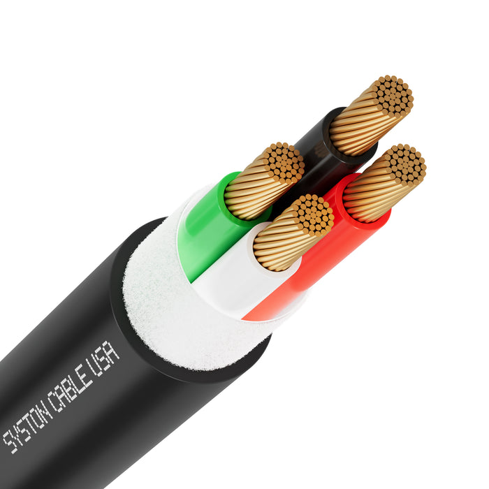 14/4 Speaker Wire Audio Cable In-Wall Outdoor Direct Burial OFC Sun Res