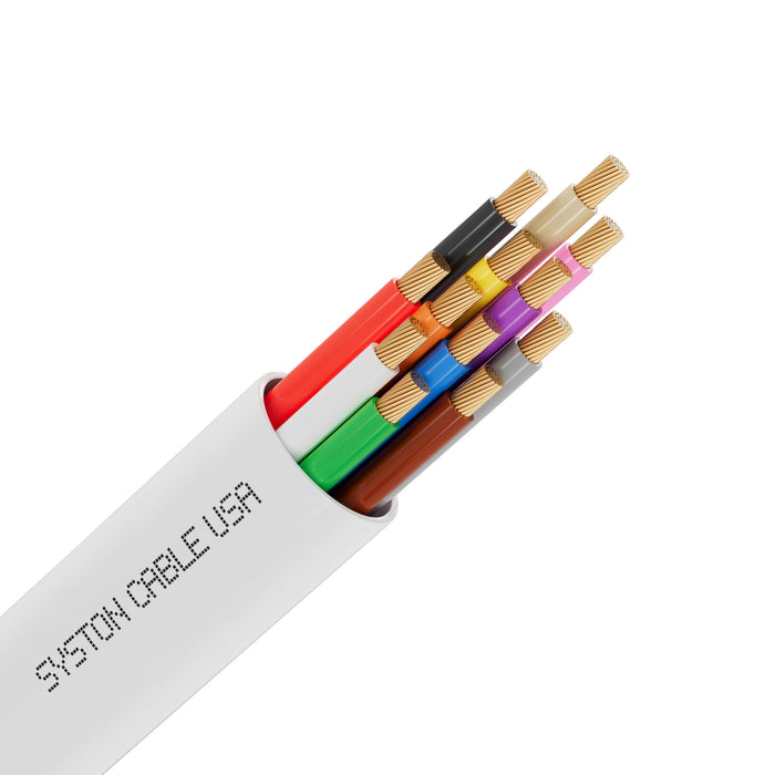 18/12 Security Wire,Burglar Alarm Cable,CL3P,Unshielded,Stranded Copper,UV Res