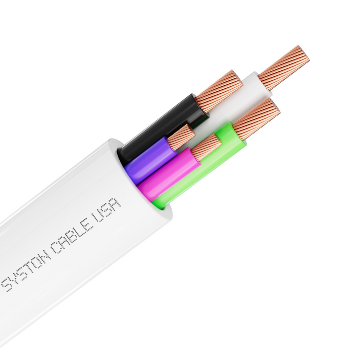 18/3 + 22/2 Composite Lighting Suspension Cable, 0-10V Dimming, CMP, 600V 90°C for LED Lighting Fixtures