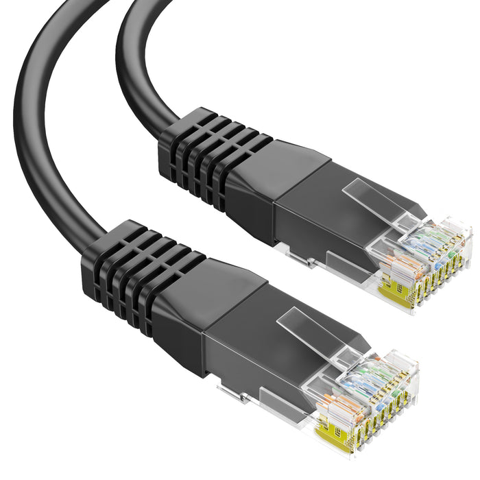 CAT 6E Ethernet RJ45 Patch Cable, 600MHz, 23/4pr Solid CU, CMR, Indoor/Outdoor