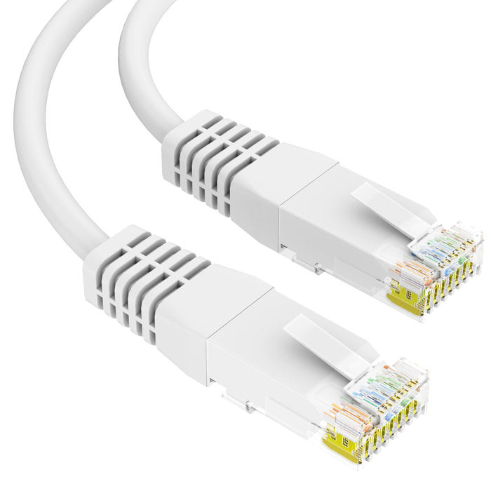 CAT 6E Ethernet RJ45 Patch Cable, 600MHz, 23/4pr Solid CU, CMR, Indoor/Outdoor