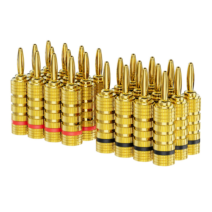 Speaker Banana Plugs, Speaker Banana Plugs, for Speaker Wire, Home Audio Theater Systems