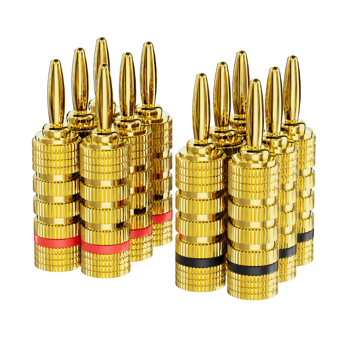 Speaker Banana Plugs, Speaker Banana Plugs, for Speaker Wire, Home Audio Theater Systems
