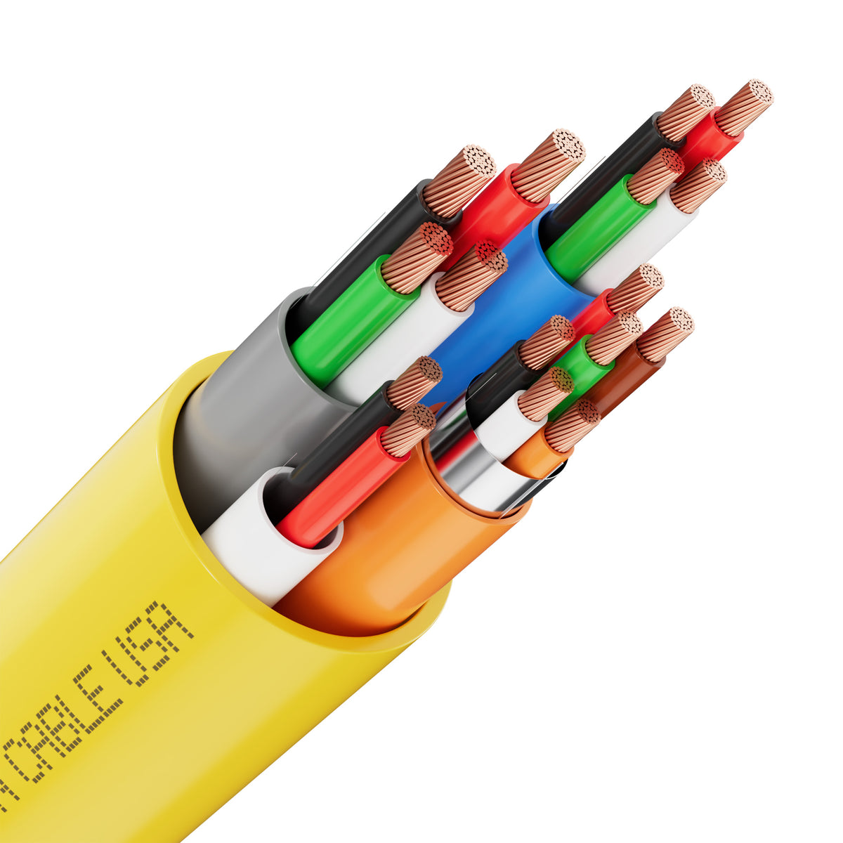 峰電 RAW Shield Cable Access Control Composite Cable,Stranded Copper,OSDP & Wiegand