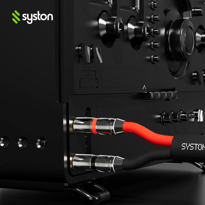 Speaker Banana Plugs, 24K Gold-Plated Audio Connectors, for Speaker Wire, Home Audio Theater Systems