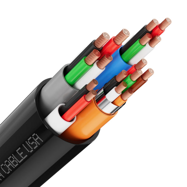 Access Control Composite Cable,Stranded Copper,OSDP & Wiegand